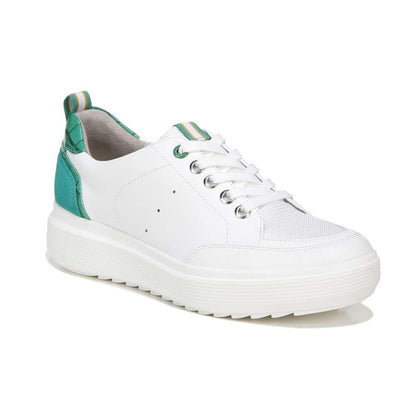 Tilda Lace-Up Sneaker - Green/White