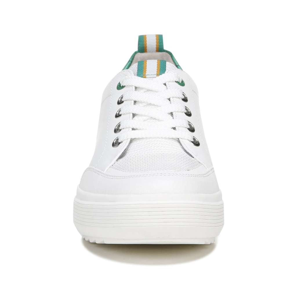 Tilda Lace-Up Sneaker - Green/White