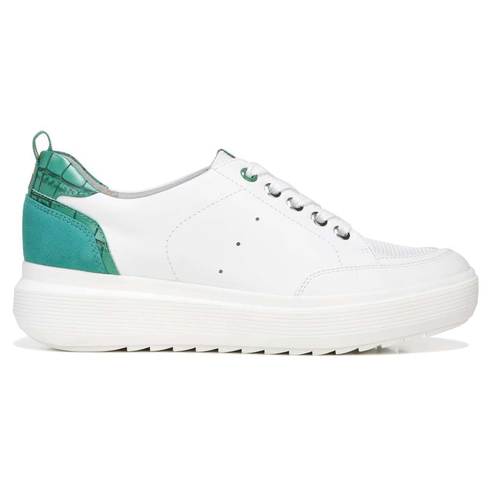 Tilda Lace-Up Sneaker - Green/White