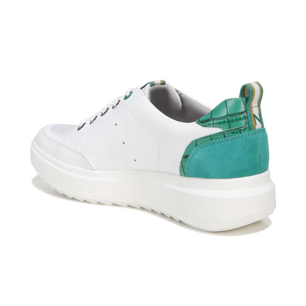 Tilda Lace-Up Sneaker - Green/White