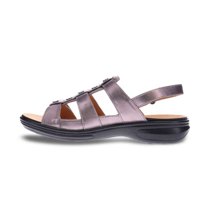 Toledo Slingback Sandal - Gunmetal