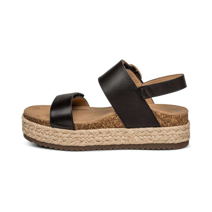 Vania Platform Sandal - Black