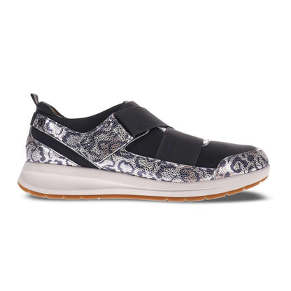 Virginia Adjustable Casual Sneaker - Silver Safari
