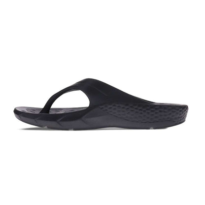 Vitality Recovery Toe Post Sandal - Black/Bronze