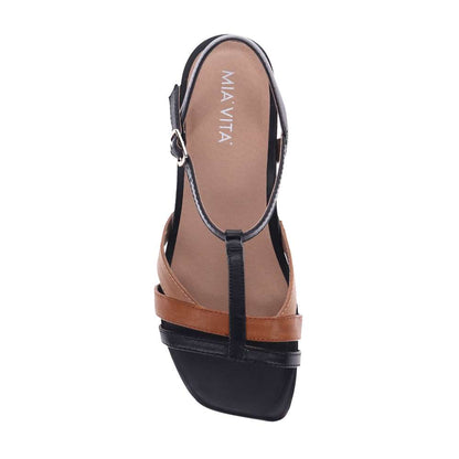 Yass Heeled Sandal - Black Multi